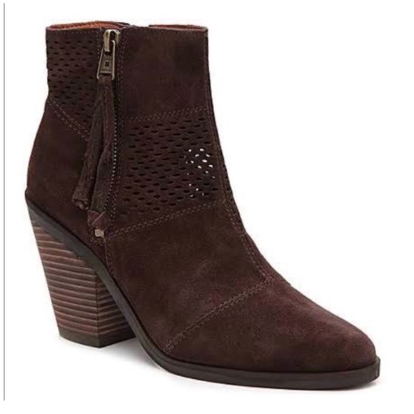 Lucky Brand Shoes - Lucky Brand Ramses Perforated Double Zip Booties